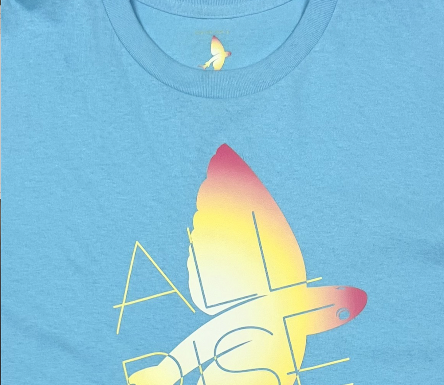 ARO Short Sleeve T-Shirts: Evening/Light Blue