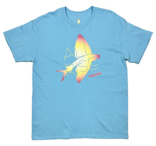 ARO Short Sleeve T-Shirts: Evening/Light Blue