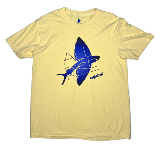 ARO Short Sleeve T-Shirts: Night/Yellow